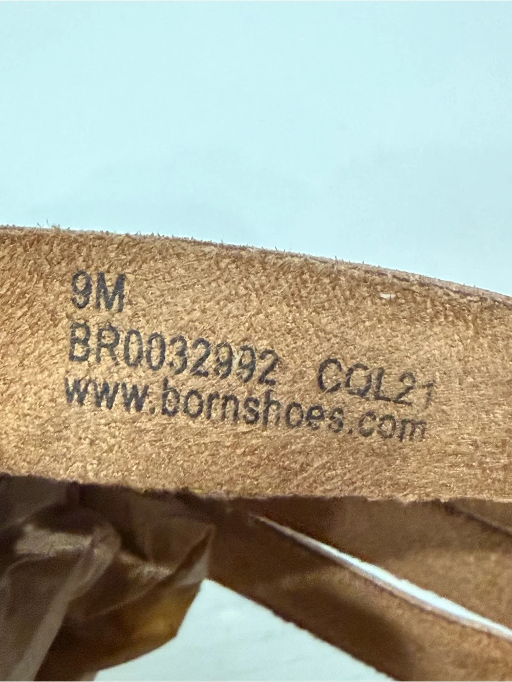 BORN Brown Woven Leather Women's Sandals: worn 1x. Perfect